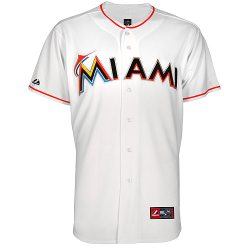 Discount and high quality Miami Marlins 2012 White Cool Base MLB Jersey